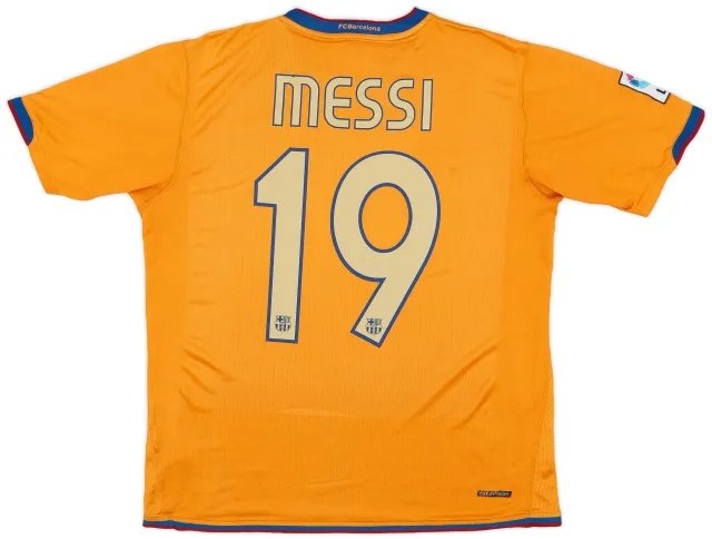 Nike 2006-08 Barcelona Away Shirt Messi #19 - 7/10 - (L)