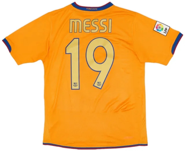 Nike 2006-08 Barcelona Away Shirt Messi #19 - 8/10 - (S)