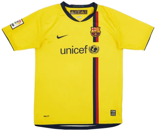 Nike 2008-10 Barcelona Away Shirt - 9/10 - (XL.Boys)