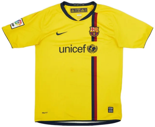 Nike 2008-10 Barcelona Away Shirt - 8/10 - (XL.Boys)