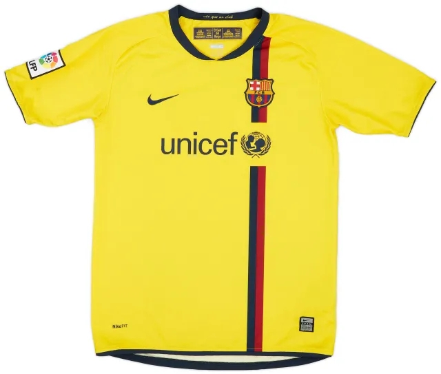Nike 2008-10 Barcelona Away Shirt - 5/10 - (XL.Boys)