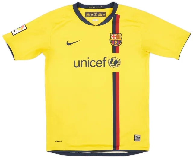 Nike 2008-10 Barcelona Away Shirt - 5/10 - (XL.Boys)