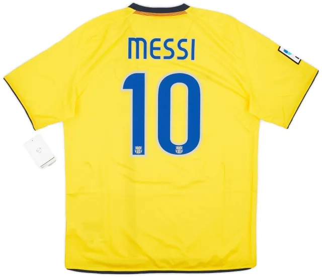 Nike 2008-10 Barcelona Away Shirt Messi #10 (L)