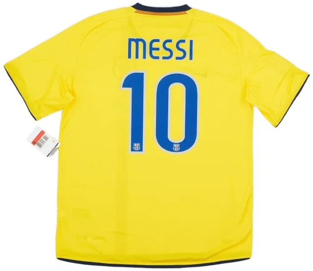Nike 2008-10 Barcelona Away Shirt Messi #10 (L)