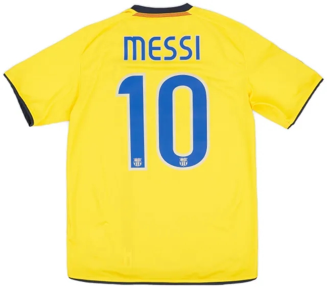 Nike 2008-10 Barcelona Away Shirt Messi #10 - 8/10 - (S)