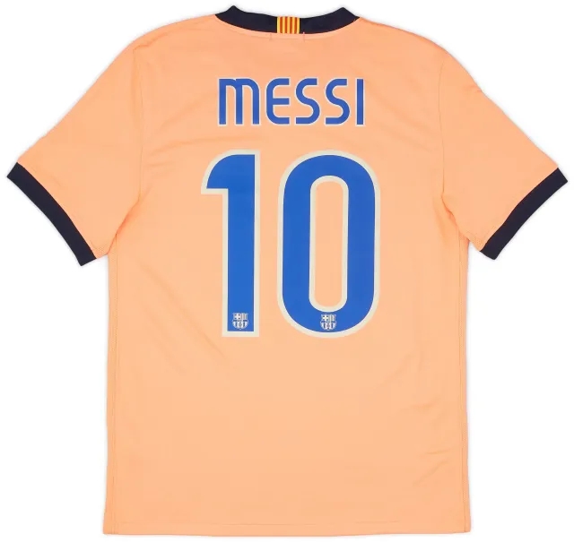 Nike 2009-10 Barcelona Away Shirt Messi #10 - 6/10 - (S)