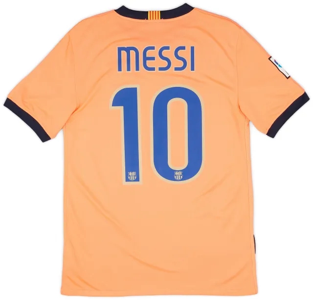 Nike 2009-10 Barcelona Away Shirt Messi #10 - 8/10 - (S)
