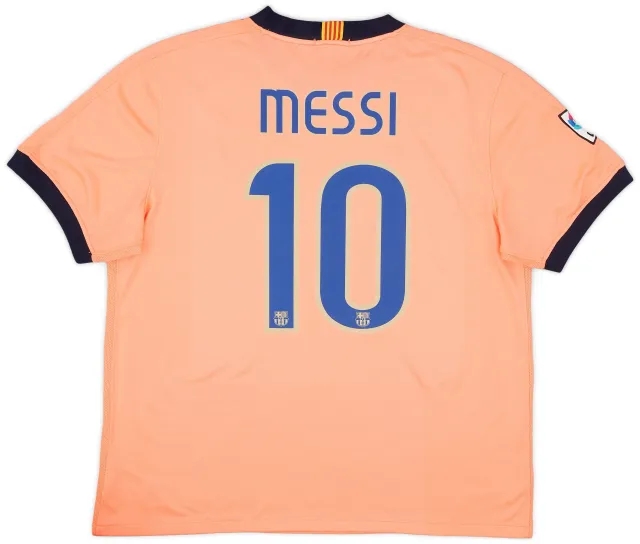 Nike 2009-10 Barcelona Away Shirt Messi #10 - 6/10 - (XL)