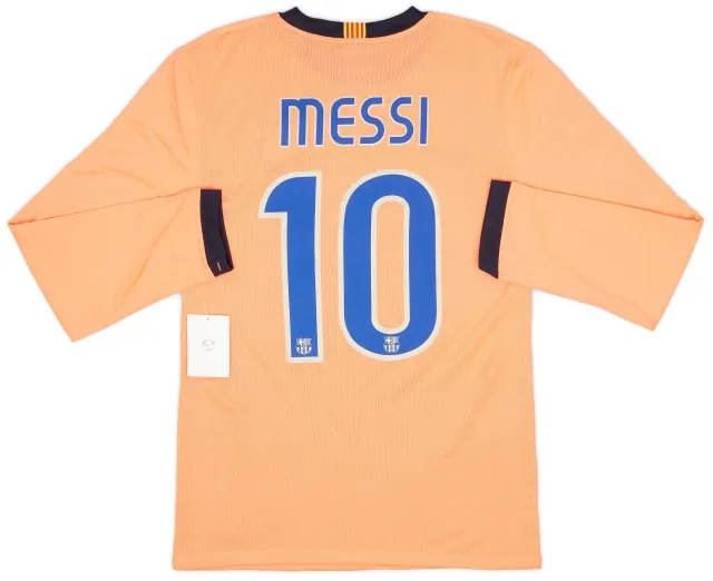 Nike 2009-10 Barcelona Away L/S Shirt Messi #10 (M)