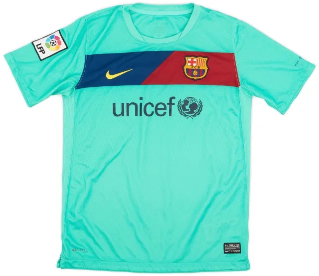 Nike 2010-11 Barcelona Away Shirt - 6/10 - (L.Boys)