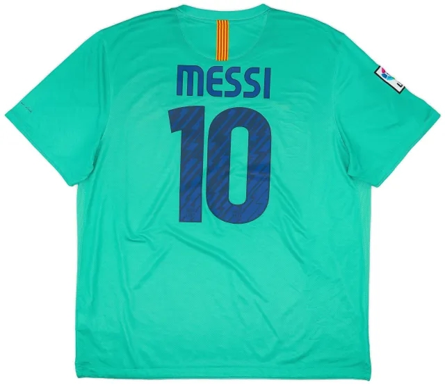 Nike 2010-11 Barcelona Away Shirt Messi #10 - 6/10 - (XXL)