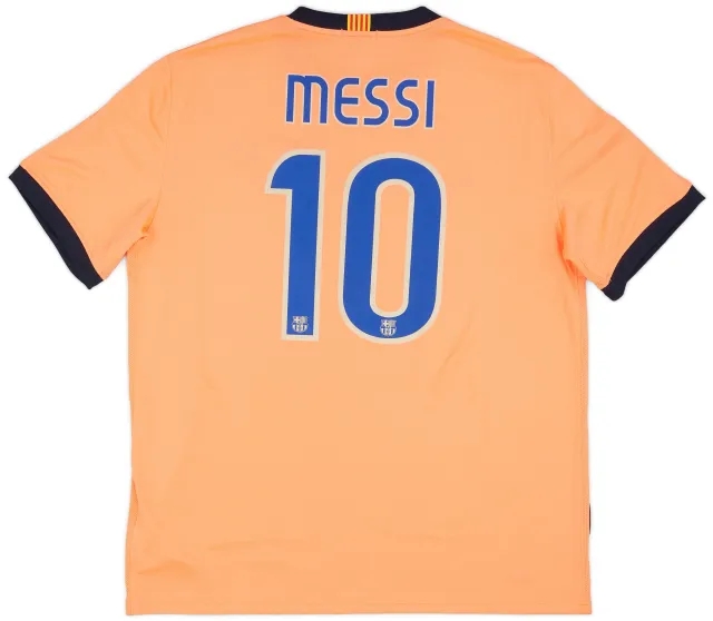 Nike 2009-10 Barcelona Away Shirt Messi #10 (XL)