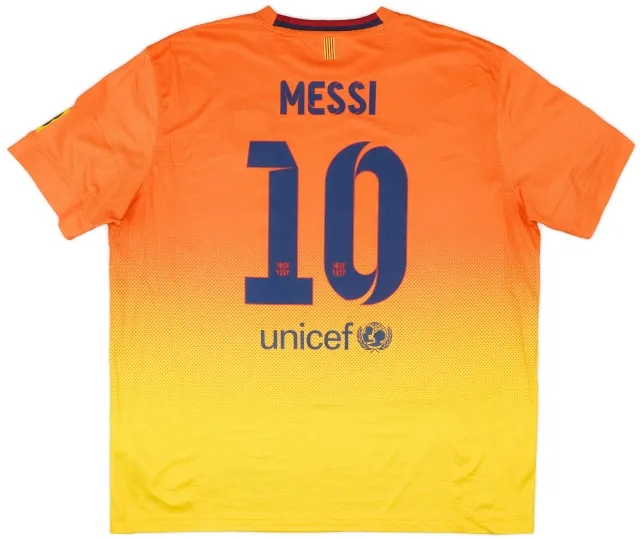 Nike 2012-13 Barcelona Away Shirt Messi #10 - 9/10 - (XXL)