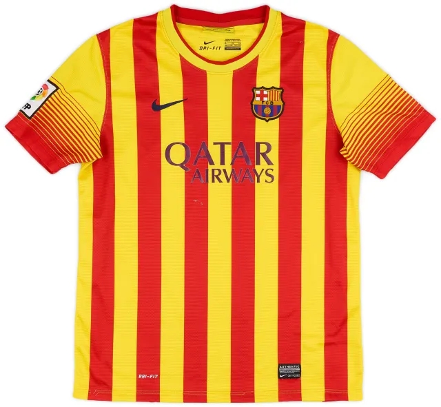 Nike 2013-15 Barcelona Away Shirt - 6/10 - (XL.Boys)