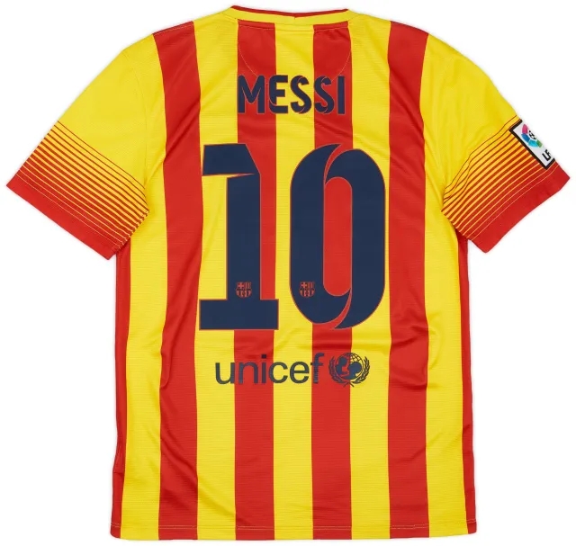 Nike 2013-15 Barcelona Away Shirt Messi #10 - 6/10 - (S)