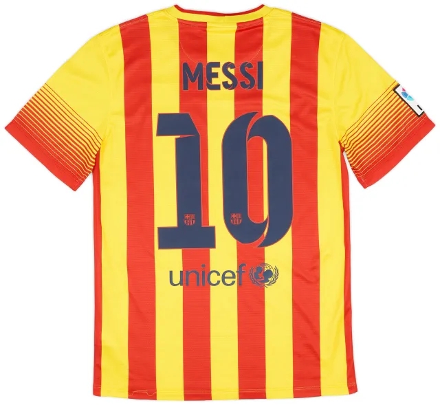 Nike 2013-15 Barcelona Away Shirt Messi #10 - 8/10 - (S)