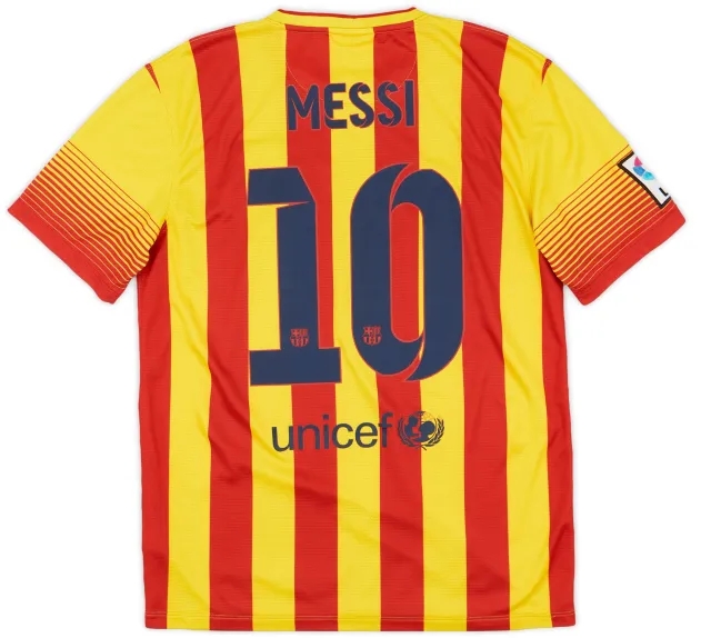 Nike 2013-15 Barcelona Away Shirt Messi #10 - 8/10 - (M)