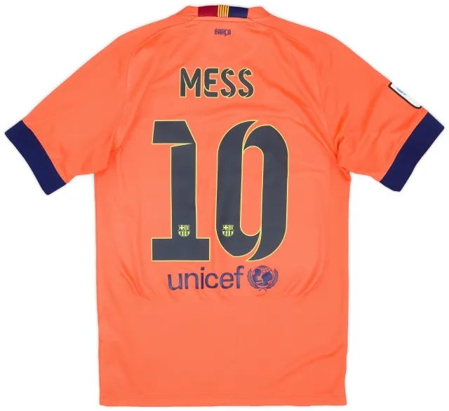 Nike 2014-15 Barcelona Away Shirt Messi #10 - 9/10 - (S)