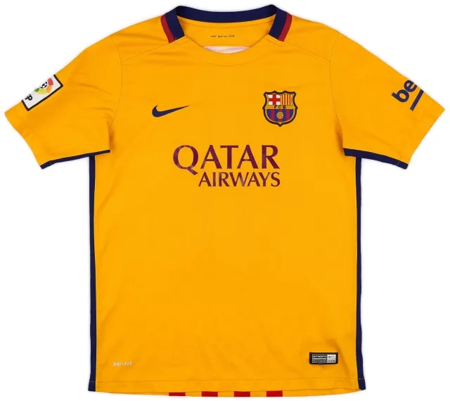 Nike 2015-16 Barcelona Away Shirt - 8/10 - (XL.Boys)