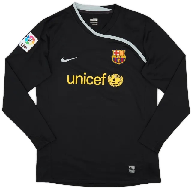 Nike 2008-09 Barcelona GK Shirt - 9/10 - (XL.Boys)
