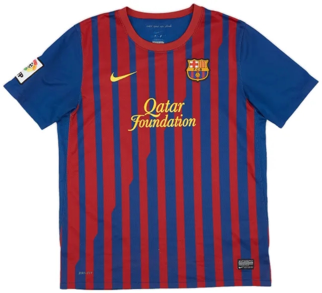 Nike 2011-12 Barcelona Home Shirt - 8/10 - (XL.Boys)