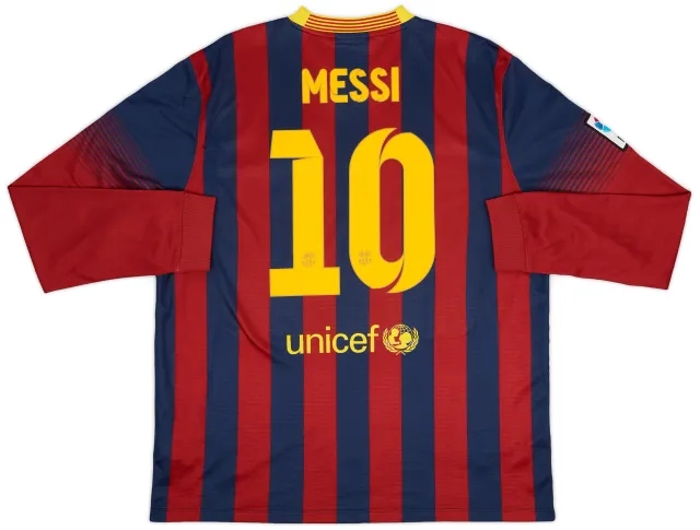 Nike 2013-14 Barcelona Home Shirt Messi #10 - 8/10 - (S)