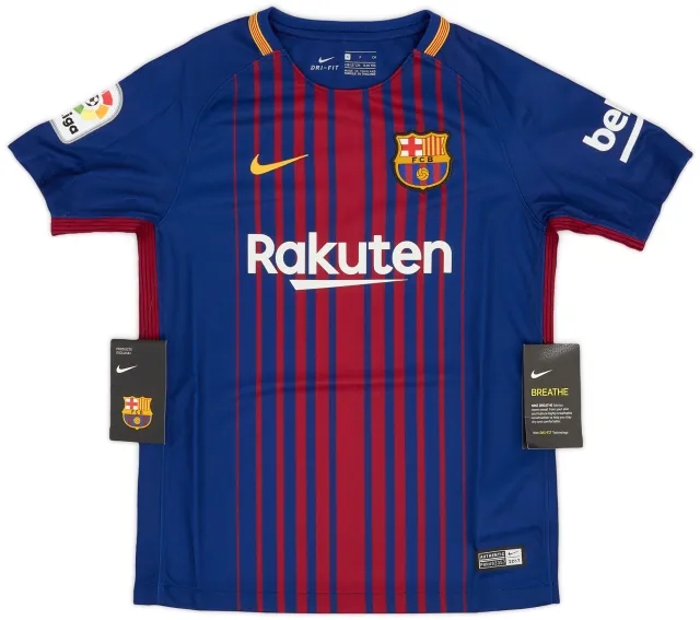 Nike 2017-18 Barcelona Home Shirt (S.Boys)