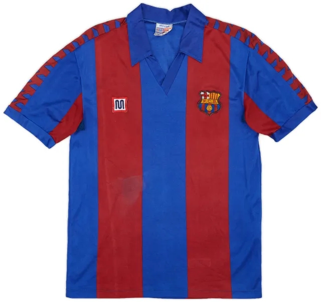 Meyba 1984-89 Barcelona Home Shirt - 6/10 - (L.Boys)