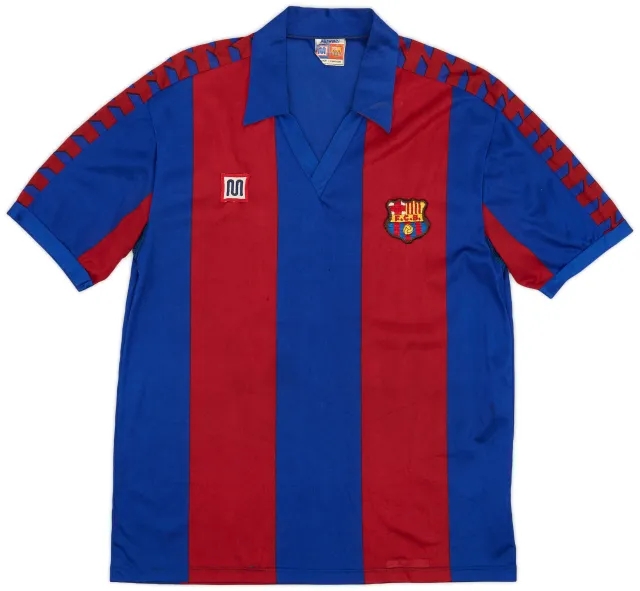 Meyba 1984-89 Barcelona Home Shirt - 6/10 - (M)