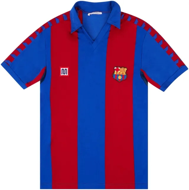 Meyba 1984-89 Barcelona Home Shirt - 8/10 - (S)