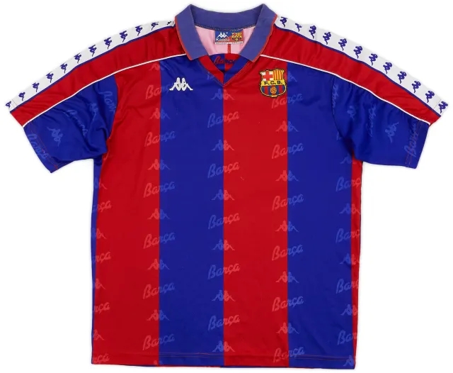 Kappa 1992-95 Barcelona Home Shirt - 8/10 - (L)