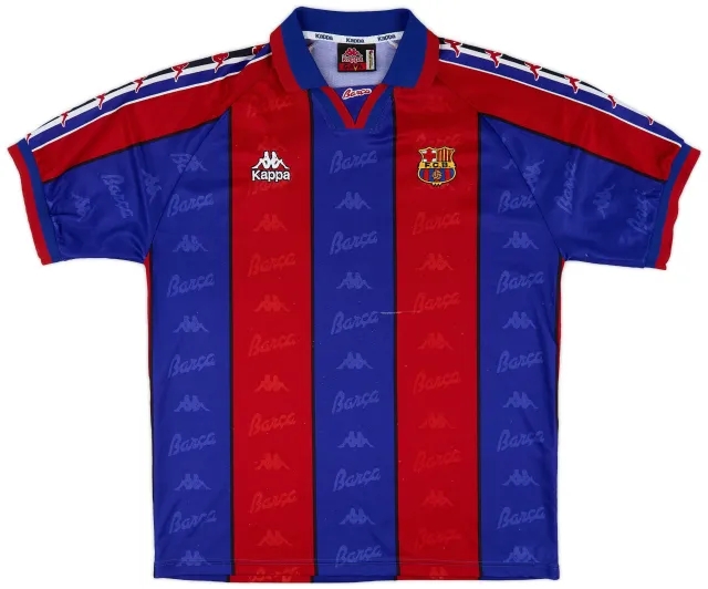 Kappa 1995-97 Barcelona Home Shirt - 7/10 - (L)