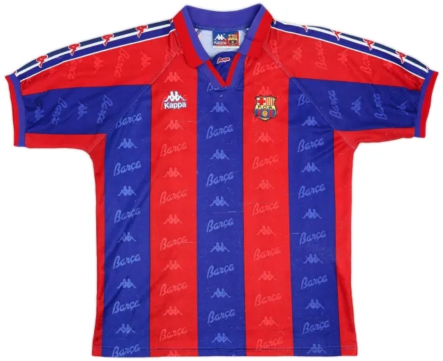 Kappa 1995-97 Barcelona Home Shirt - 6/10 - (XL)