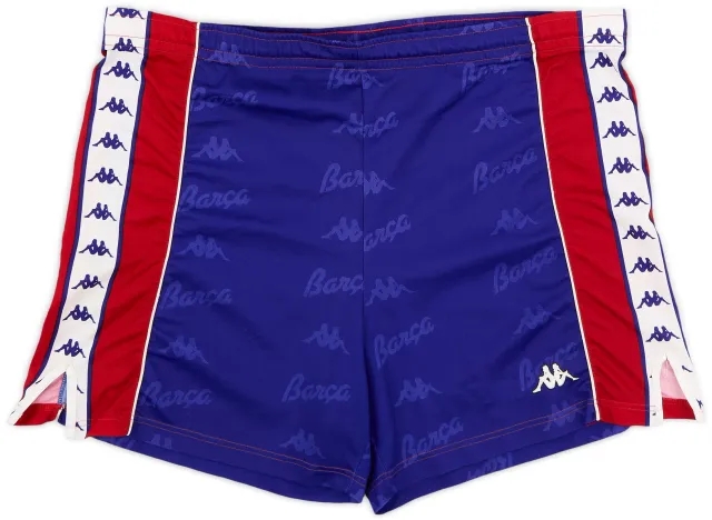 Kappa 1995-97 Barcelona Home Shorts - 9/10 - (XL)