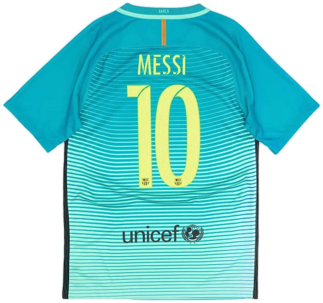 Nike 2016-17 Barcelona Third Shirt Messi #10 - 8/10 - (S)