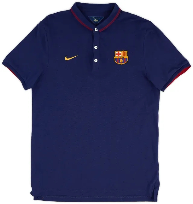 2014-15 Barcelona Nike Polo Shirt - 9/10 - (M)