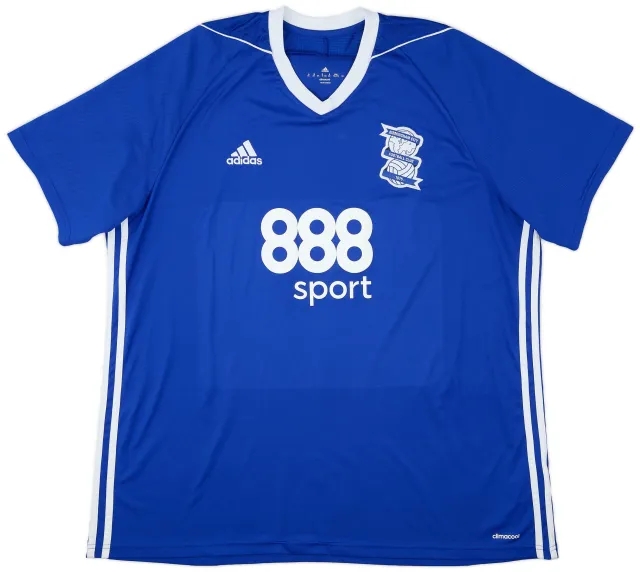 adidas 2017-18 Birmingham Home Shirt - 8/10 - (XXL)