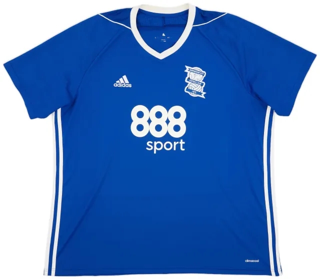 adidas 2017-18 Birmingham Home Shirt - 8/10 - (3XL)