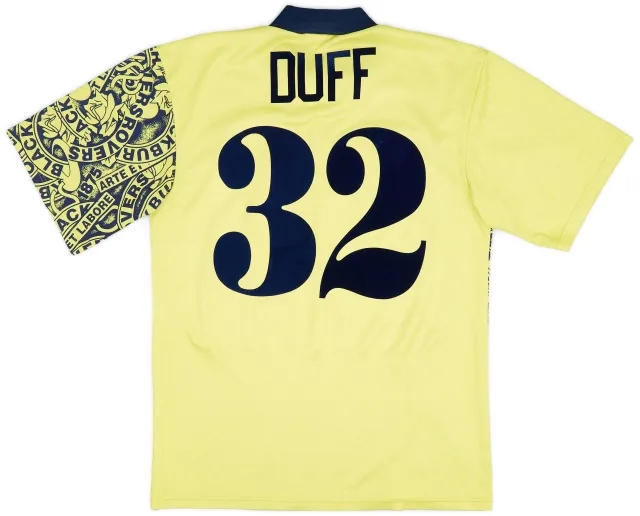 Asics 1996-97 Blackburn Away Shirt Duff #32- 8/10 - (M)