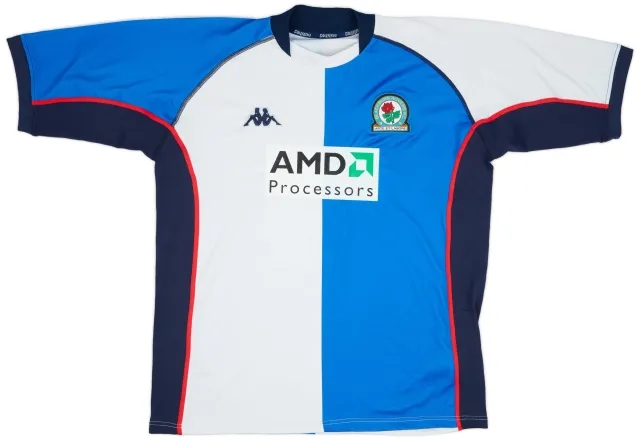 Kappa 2002-03 Blackburn Home Shirt - 7/10 - (XXL)