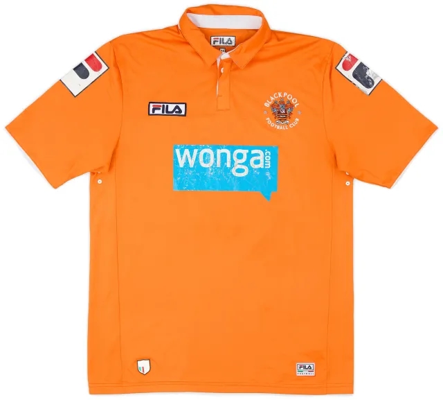Fila 2011-13 Blackpool Home Shirt - 5/10 - (M)