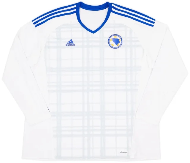 adidas 2016 Bosnia & Herzegovina Away L/S Shirt - 7/10 - (3XL)