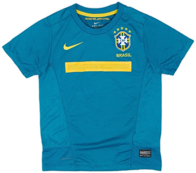 Nike 2011 Brazil Away Shirt - 8/10 - (S.Boys)