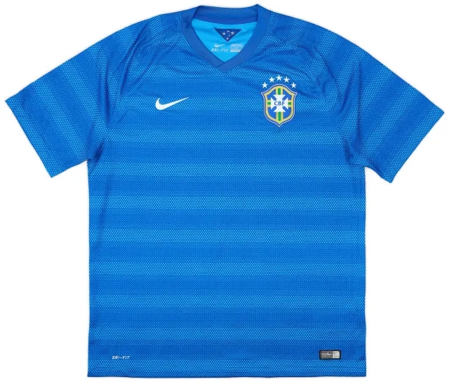 Nike 2014-15 Brazil Away Shirt - 9/10 - (XL)