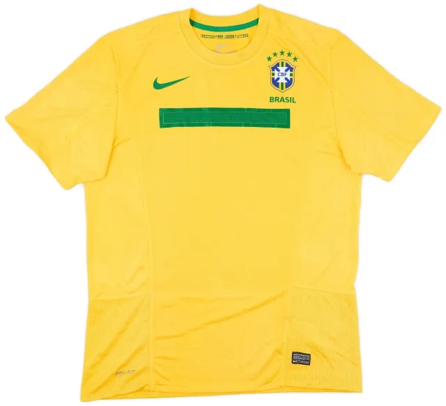 Nike 2011 Brazil Home Shirt - 6/10 - (L)