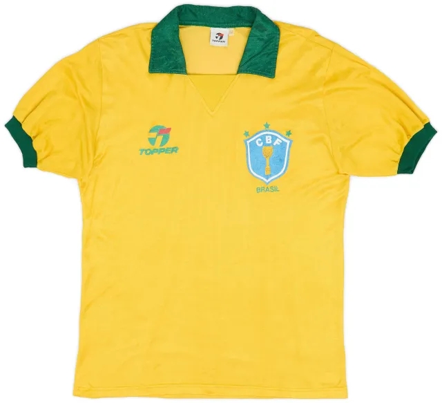 1985-88 Brazil Home Shirt - 7/10 - (M)