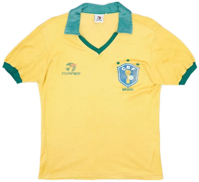 1985-88 Brazil Home Shirt - 4/10 - (S)