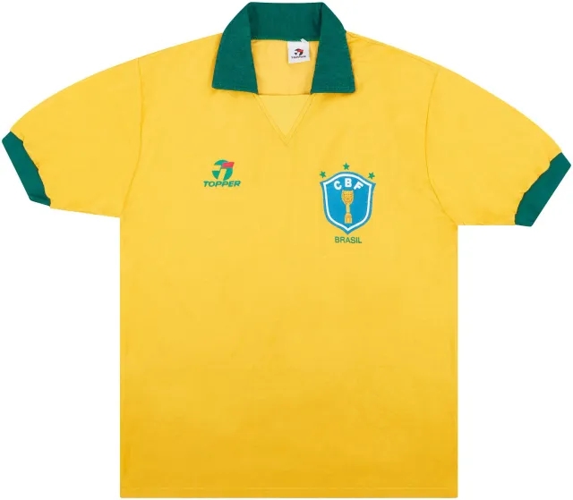 1985-88 Brazil Home Shirt - 6/10 - (S)