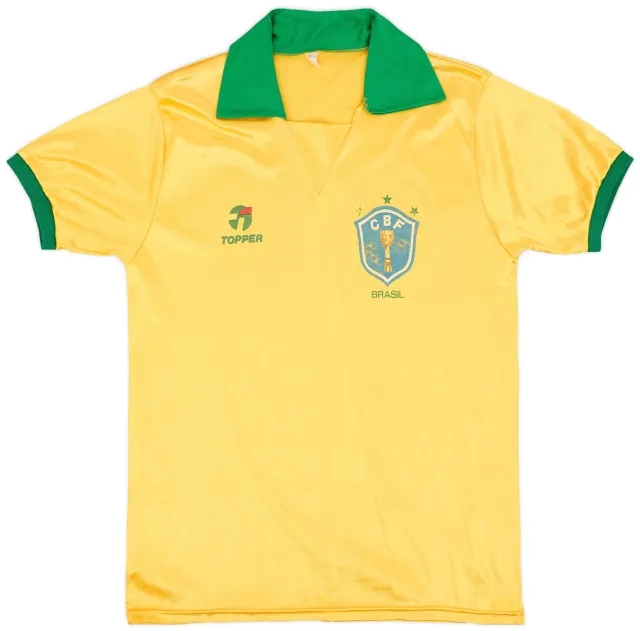 1990 Brazil Alternate Home Shirt - 7/10 - (M)
