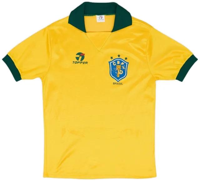 1990 Brazil Home Shirt - 5/10 - (S)